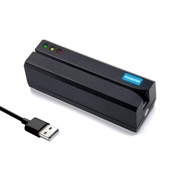 Deftun MSR605X USB Magnetic Stripe Card Reader Writer Encoder